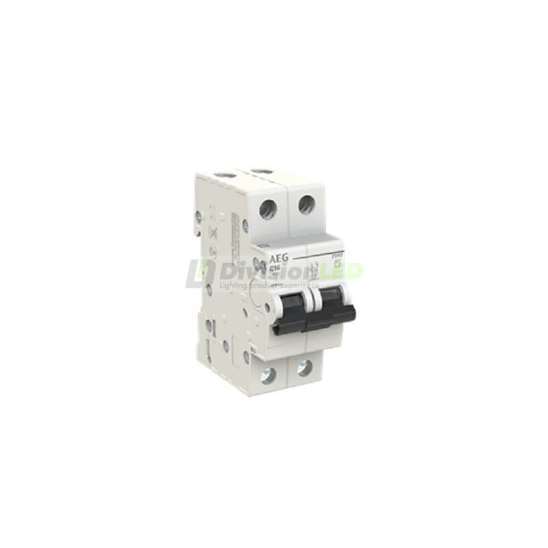 AEG EV62C16 Interruptor magnetotérmico EV60 2P 16A C 6kA 2CDS252090R0164