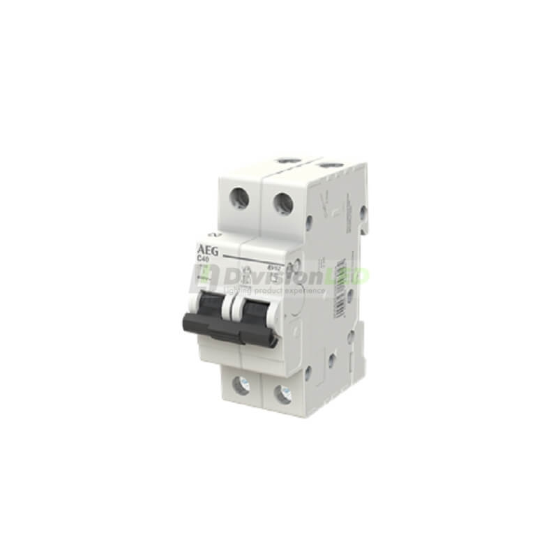 AEG EV62C40 Interruptor magnetotérmico EV60 2P 40A C 6kA 2CDS252090R0404