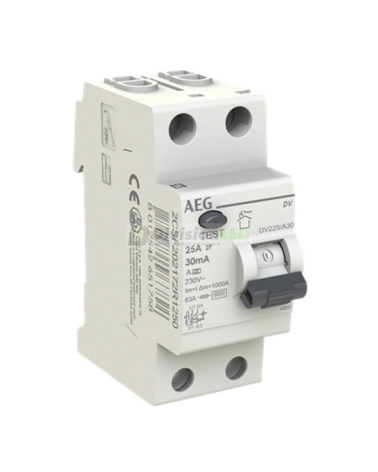 AEG DV240/AC30 Interruptor diferencial 2P 40A AC 30mA 2CSF202072R1400