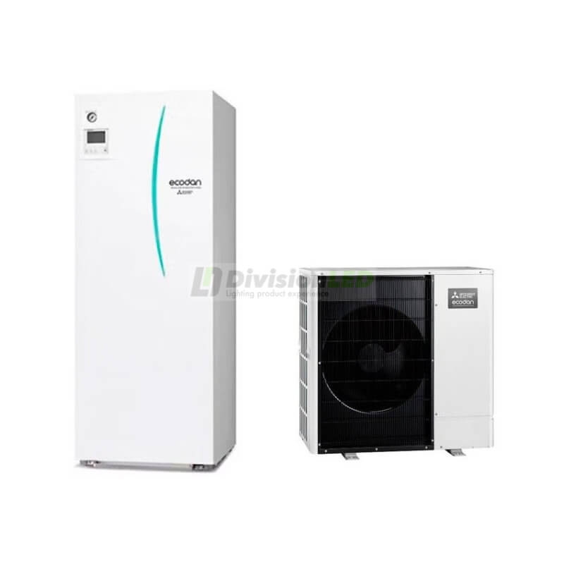 Aerotermia Mitsubishi Ecodan 12kW PUZ-SWM120VAA + ERST20F-VM2E bomba de calor powerInverter