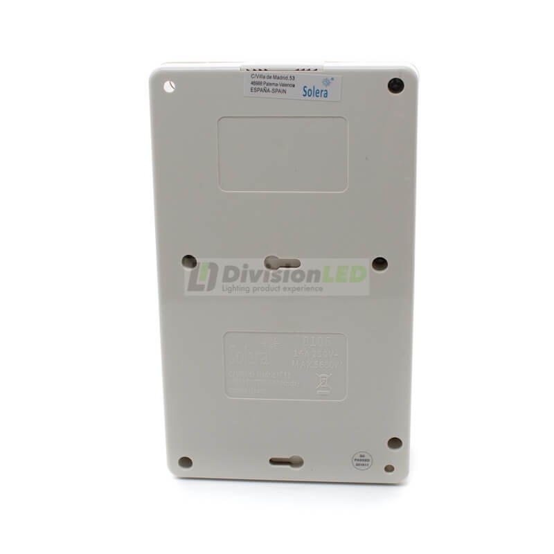 SOLERA 8106 Base múltiple 6 tomas sin cable rectangular EN OFERTA