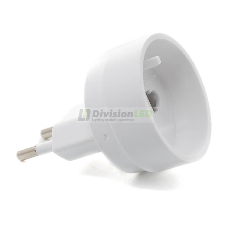 Adaptador bipolar europeo universal - ¡descúbrelo en 360°! - DivisionLED