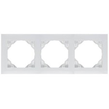 Marco triple mecanismos Efapel 90930t br Logus 90 blanco