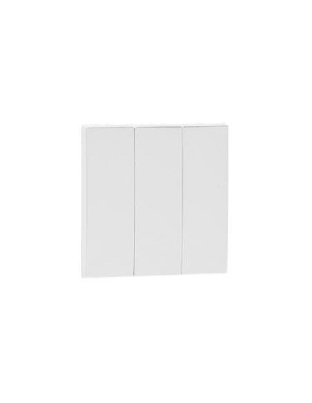 Tecla triple interruptor Efapel 90661 t br Logus 90 blanco