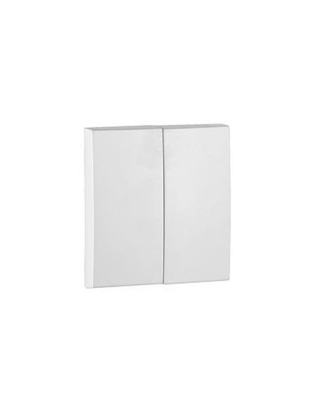 Tecla doble interruptor Efapel 90611 t br Logus 90 blanco