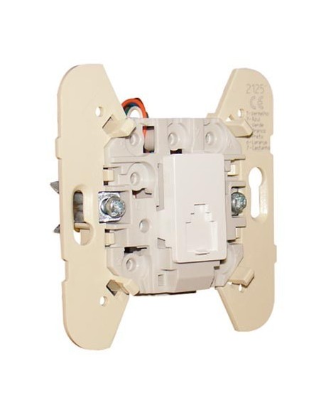 Toma de teléfono Efapel 21252 RJ11 4 contactos Mec21