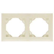 Marco doble mecanismos Efapel 90920t mf Logus 90 marfil