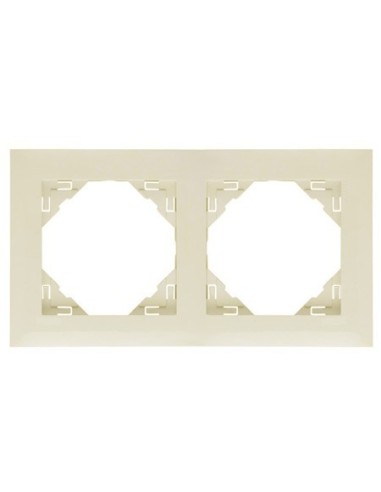 Marco doble mecanismos Efapel 90920t mf Logus 90 marfil