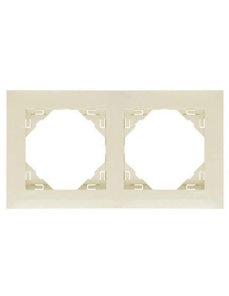 Marco doble mecanismos Efapel 90920t mf Logus 90 marfil