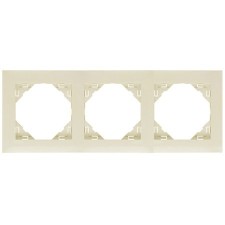 Marco triple marfil mecanismos Efapel 90930 tmf Logus 90