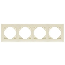 Marco cuadruple mecanismos Efapel 90940 tmf Logus 90 marfil