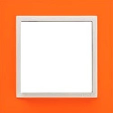 Marco simple mecanismos Efapel 90910t jg Logus 90 animato naranja