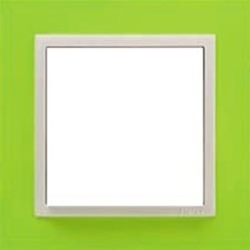 Marco simple mecanismos Efapel 90910t dg Logus 90 animato verde