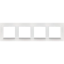 Marco cuádruple mecanismos Efapel 90940t bb Logus 90 animato blanco