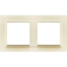 Marco DOBLE mecanismos Efapel 90920t mm Logus 90 animato marfil