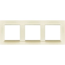 Marco triple mecanismos Efapel 90930t mm Logus 90 animato marfil