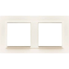 Marco doble mecanismos Efapel 90920t ee Logus 90 animato hielo