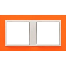 Marco doble mecanismos Efapel 90920t jg Logus 90 animato naranja