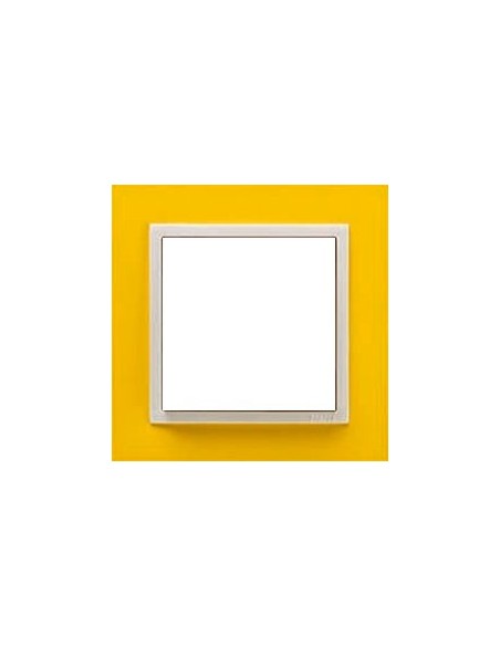 Marco simple mecanismos Efapel 90910t rg Logus 90 animato amarillo