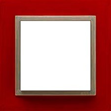 Marco simple mecanismos Efapel 90910t vg Logus 90 animato rojo