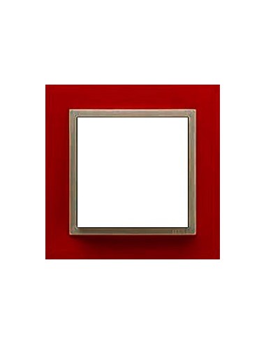 Marco simple mecanismos Efapel 90910t vg Logus 90 animato rojo