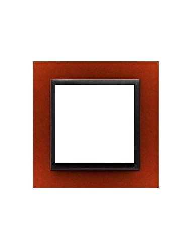 Marco simple Efapel 90910t ts animato anaranjado intenso gris