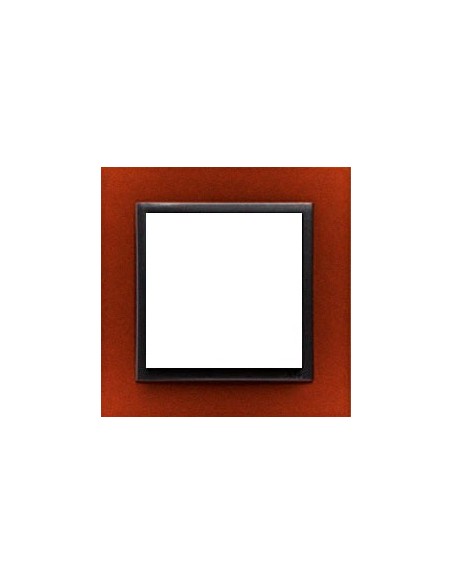 Marco simple Efapel 90910t ts animato anaranjado intenso gris