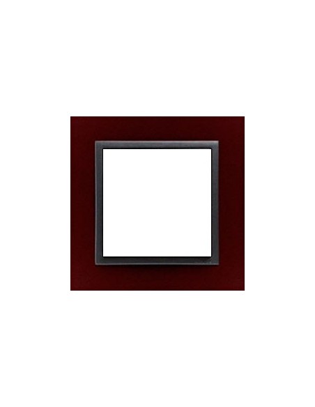 Marco simple Efapel 90910t bs animato rojo intenso gris