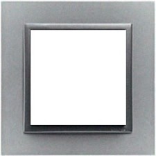 Marco simple Efapel 90910t as animato aluminio gris
