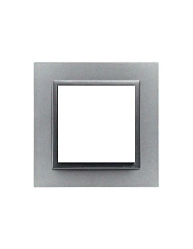 Marco simple Efapel 90910t as animato aluminio gris