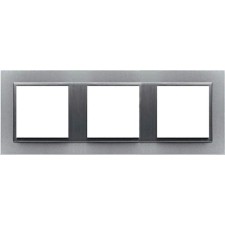 Marco triple Efapel 90930t as animato aluminio gris