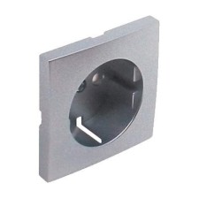 Tapa de enchufe Efapel schuko 90632 T AL Logus 90 aluminio