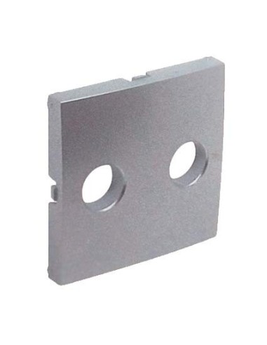 Tapa toma R-TV Efapel 90686 T AL Logus 90 aluminio