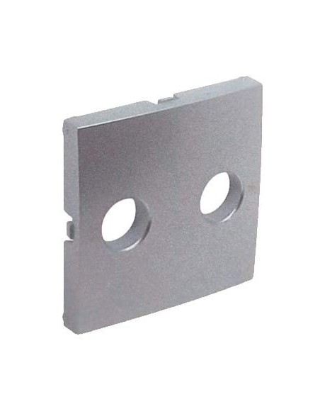 Tapa toma R-TV Efapel 90686 T AL Logus 90 aluminio