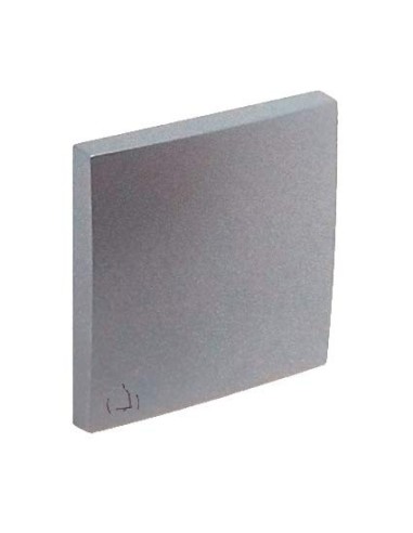 Tecla pulsador símbolo campana Efapel 90605 T AL Logus 90 aluminio