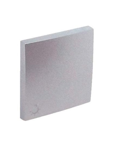 Tecla pulsador símbolo luz Efapel 90607 T AL Logus 90 aluminio