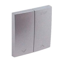 Tapa interruptor persianas Efapel 90613 T AL Logus 90 aluminio