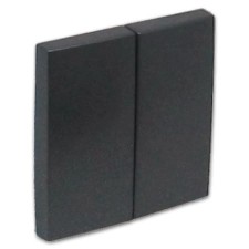 Tecla doble interruptor Efapel 90611 T IS GRIS GRAFITO