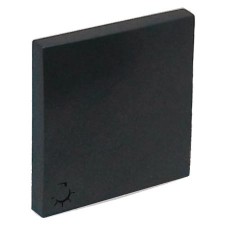 Tecla pulsador símbolo luz  efapel 90607 T IS GRIS GRAFITO