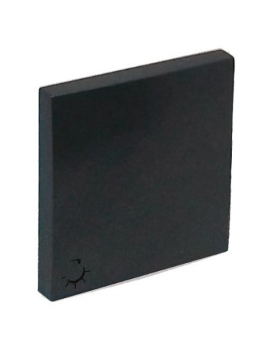 Tecla pulsador símbolo luz  efapel 90607 T IS GRIS GRAFITO