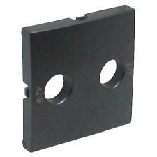 Tapa toma de antena multimarcas Efapel 90686 T IS GRIS