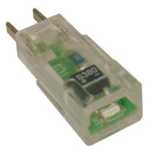 Piloto LED luz verde serie mec 21 efapel 81019
