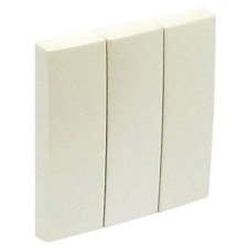 Tecla triple interruptor Efapel 90661 T PE PERLA