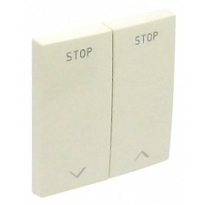 Tecla doble interruptor de persianas Efapel 90613 T PE PERLA