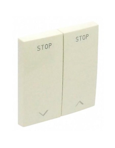 Tecla doble interruptor de persianas Efapel 90613 T PE PERLA