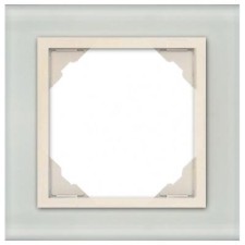 Marco simple mecanismos Efapel 90910 T CG CRISTAL HIELO