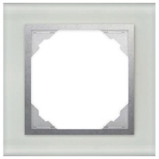 Marco simple mecanismos Efapel 90910 T CA ALUMINIO