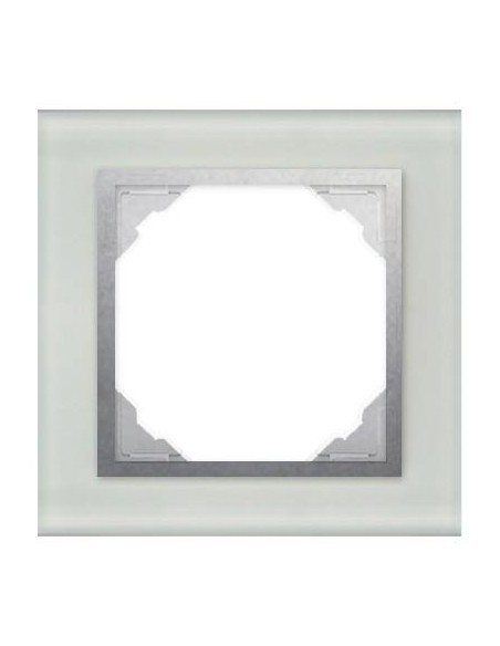 Marco simple mecanismos Efapel 90910 T CA ALUMINIO