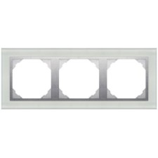 Marco triple mecanismos Efapel 90930 T CA ALUMINIO