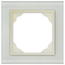 Marco simple mecanismos Efapel 90910 T CP PERLA